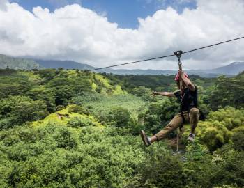 Ziplining