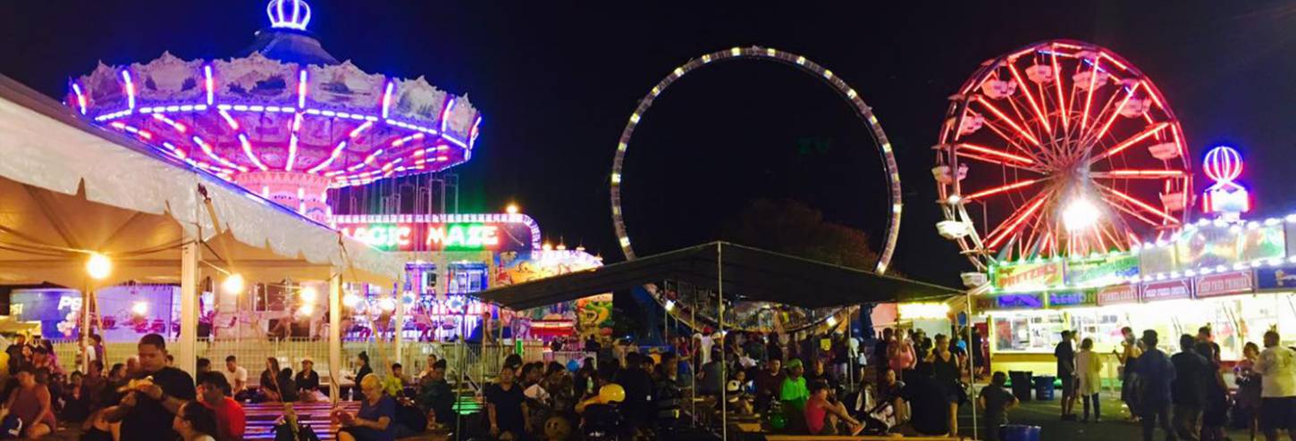 Kauai Farm Fair at night