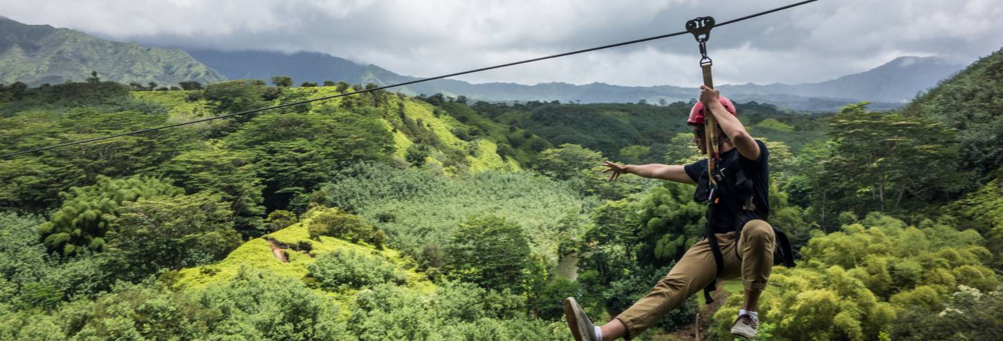 Ziplining